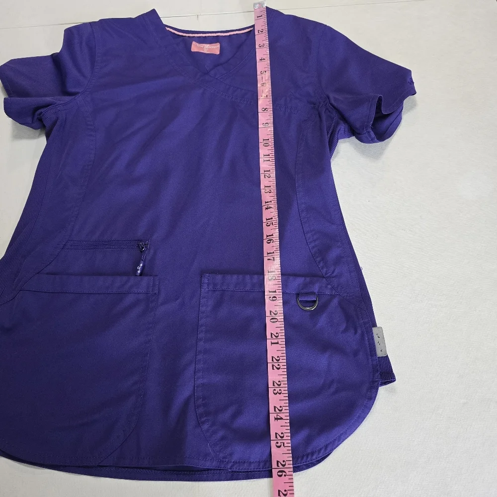 Ava Therese XS Purple Scrub Set - Picture 11 of 12